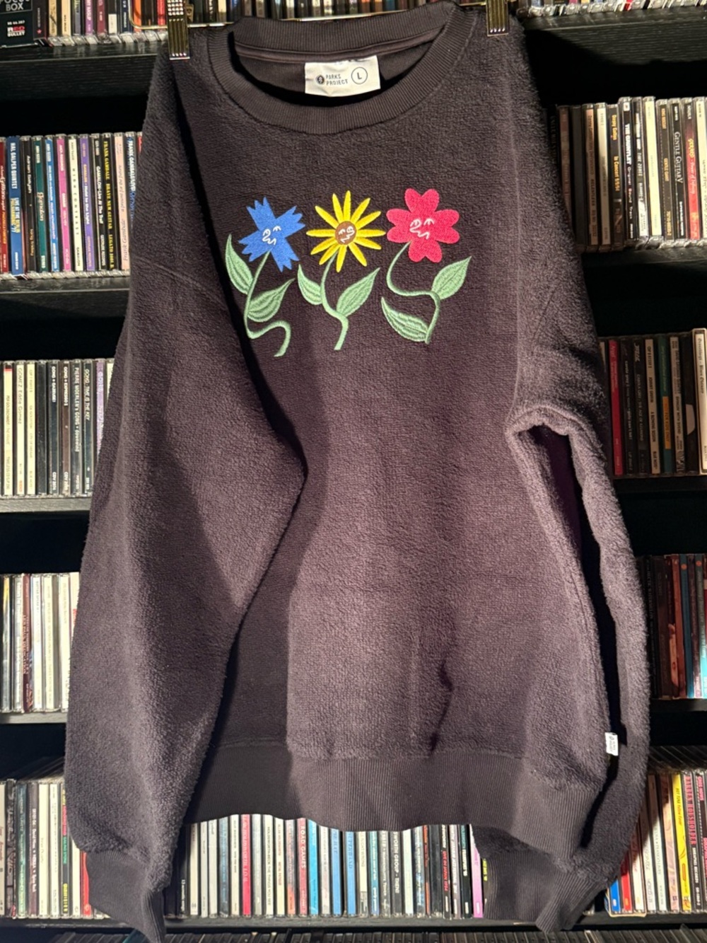 Parks Project Inside out embroidered sweatshirt